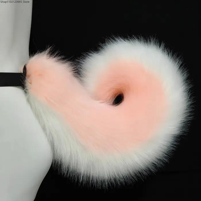 6 types de queues de chien en fausse fourrure faites à la main, pour cosplay, anime, Comic Con, accessoires de costume réalistes, 55 cm