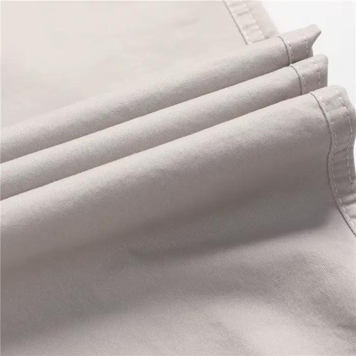 Pantalon casual homme été coton fin léger taille élastique sport outdoor loose travail