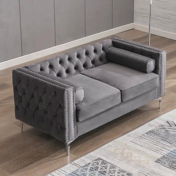 HORGgland O-Ensembles de meubles de salon, canapé sectionnel convertible avec rangement