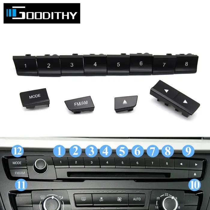 Couvercle de bouton de commutation à chiffres pour Console de tableau de bord avant de voiture, pour