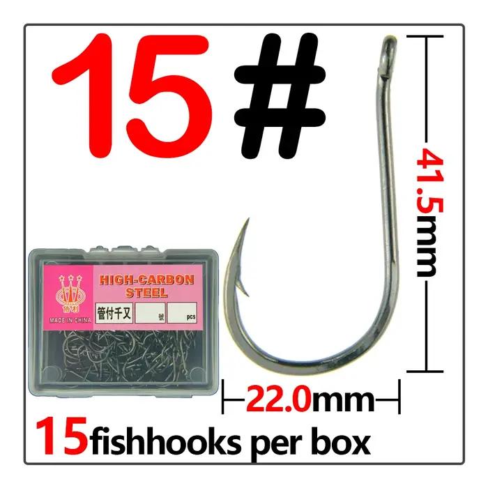 Hameçons CHINU en acier à haute teneur en carbone pour pêche à la plage et en mer avec variété de couleurs pour personnaliser votre équipement de pêche