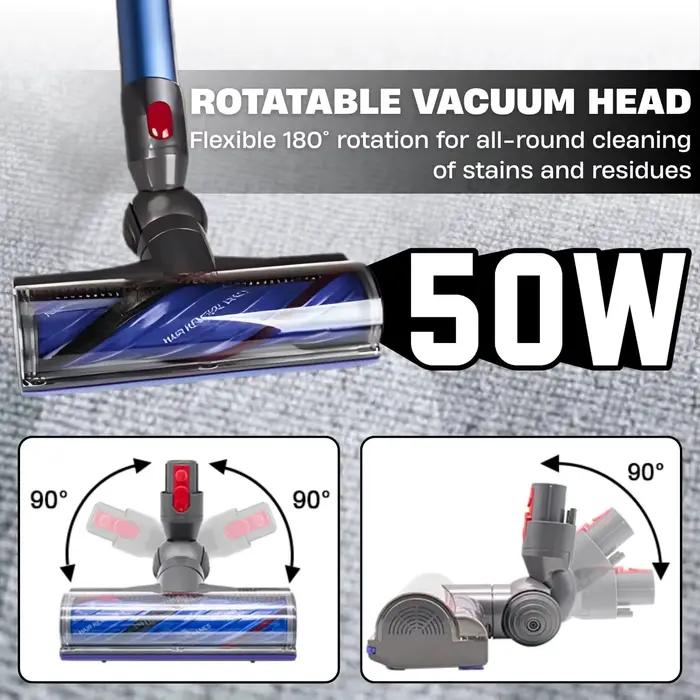 Pour Dyson V7 V8 V10 V11 V15 aspirateur Anti Entangleme tête de nettoyage à entraînement Direct, tête de nettoyage de tête de moteur brosse outil de Turbine