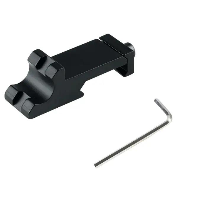 Adaptateur tactique sur les côtés décalés d'angle de 45 degrés, pour lampe de poche Picatinny de 20mm, support de portée Laser, accessoires pour fusil de chasse