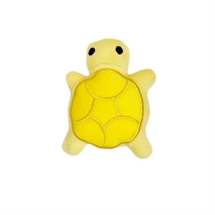 Mini jouet à mâcher en peluche tortue pour chien pour l'auto-entretien