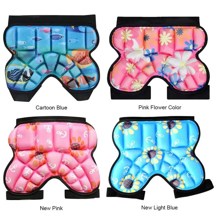 Pantalon rembourré de Snowboard pour enfants, épais, rembourré en 3D, protection des hanches, court,