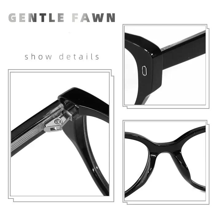 Lunettes d'ordinateur bloquant la lumière bleue pour femmes, lunettes anti-rayons bleus, œil de chat