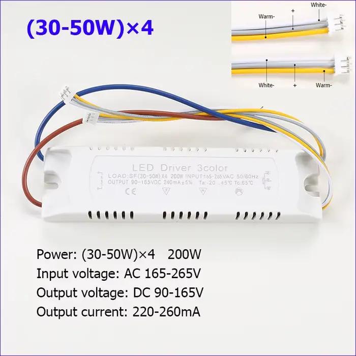 Alimentation de plafond de lumière de carte PCB du conducteur 20-40W/40-60W SMD de LED de courant co
