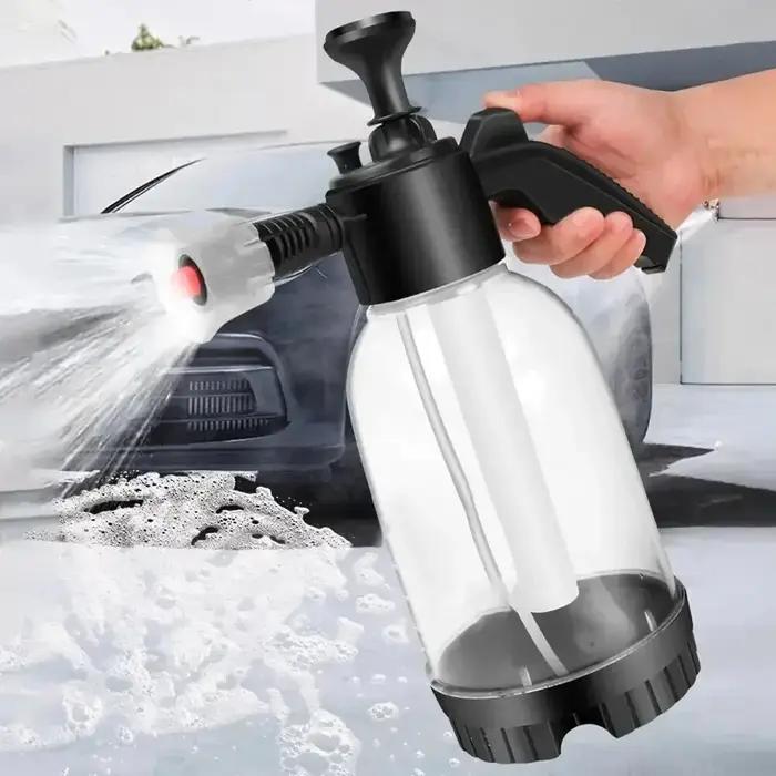 Pulvérisateur de mousse 2L pour lavage de voiture, arrosoir à mousse manuel, pulvérisateur à pressio