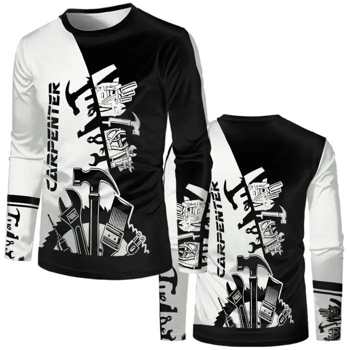 Vêtements de travail été respirant hommes T-shirt impression 3D Style camionneur sécurité transport