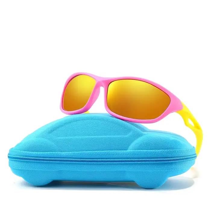 Lunettes de soleil polarisées vintage pour enfants - Sports outdoor, vélo, ski, pêche avec protection UV400