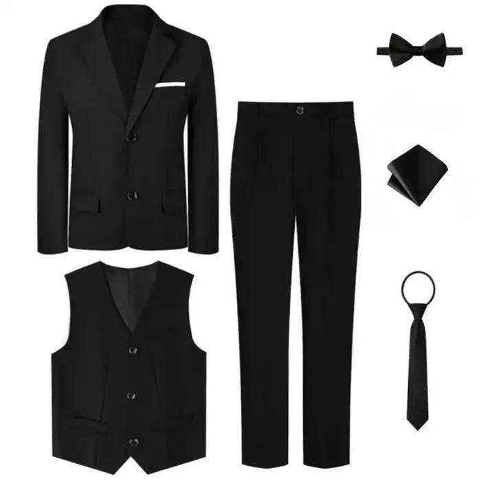 Costumes pour garçons enfants mariage pâques église smoking adolescent école Performance Piano tenue