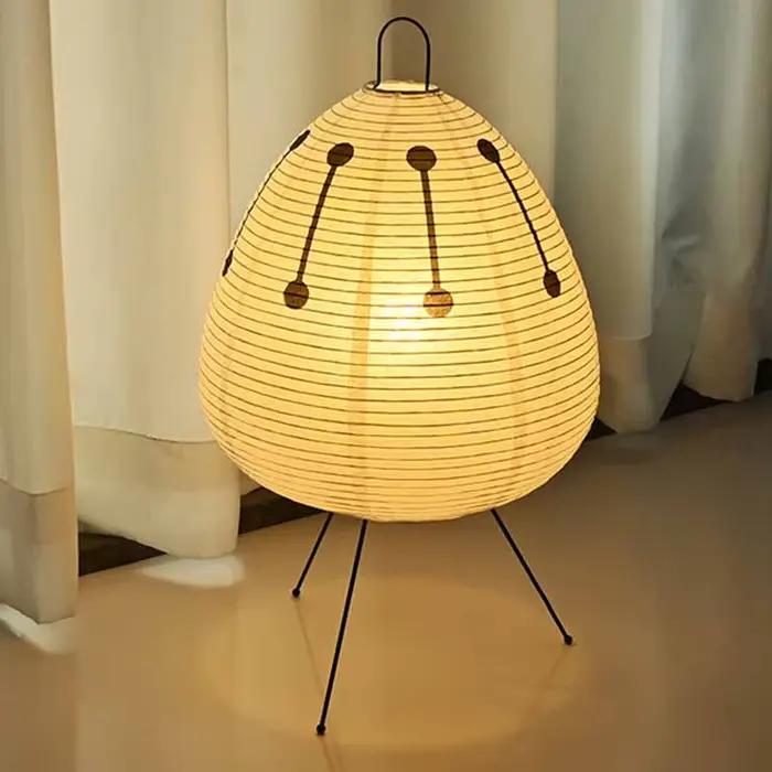 LED lampe de Table moderne minimaliste main berceau Xuan papier pour salon étude chambre hôtel intér