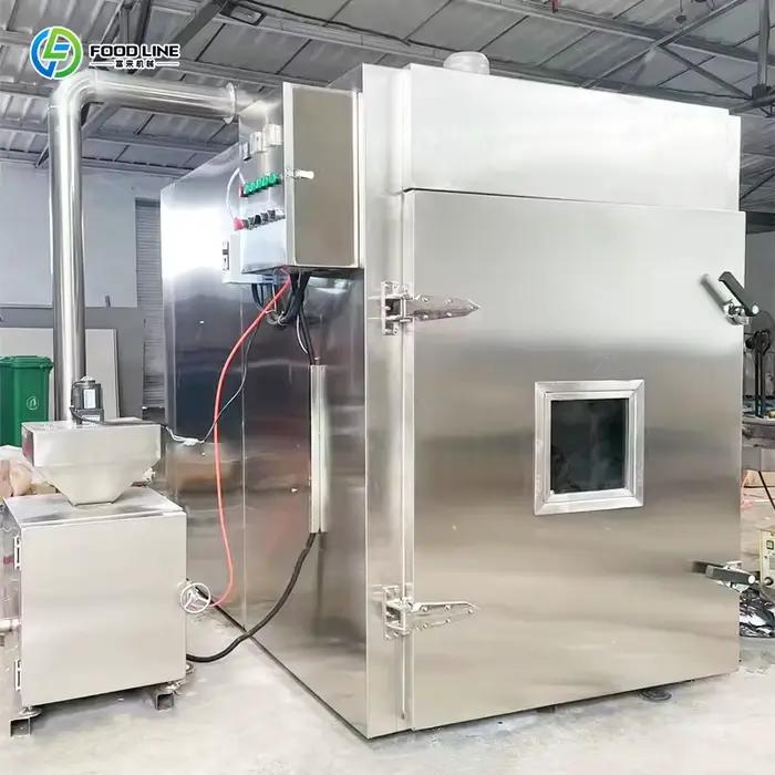 Camion fumoir électrique, équipement de fumage commercial et industriel pour l'utilisation en usine de transformation de viande