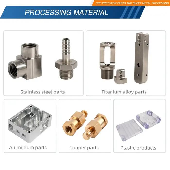 Pièce usinée CNC sur mesure haute précision pour projets aéronautiques et équipements médicaux matériaux aluminium acier inoxydable et plastiques techniques