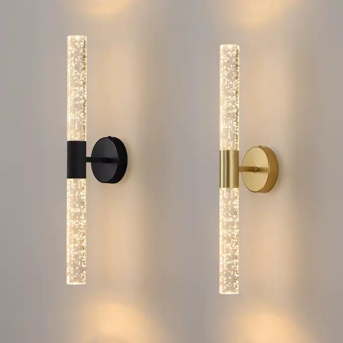 Nordic Engines Bles Crystal LED Applique Murale, Chambre oral et Salon Applique Murale Allée NikDéco