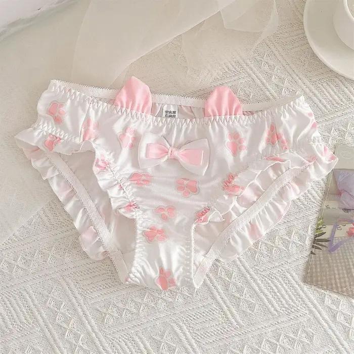 Mignon Couple sous-vêtements femmes hommes Boxer coréen culotte amant ensemble de Lingerie imprimer petit ami petite amie cadeaux amant culotte 2 pièces