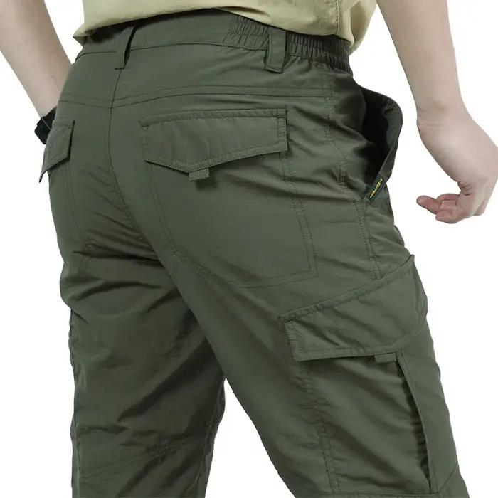 Pantalon cargo tactique été militaire léger imperméable - Randonnée camping respirant séchage rapide homme