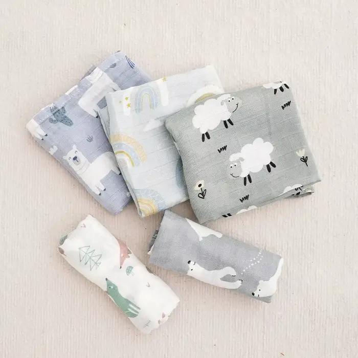 Kangobaby # Ma vie douce # Couverture multifonctionnelle en mousseline de coton et bambou