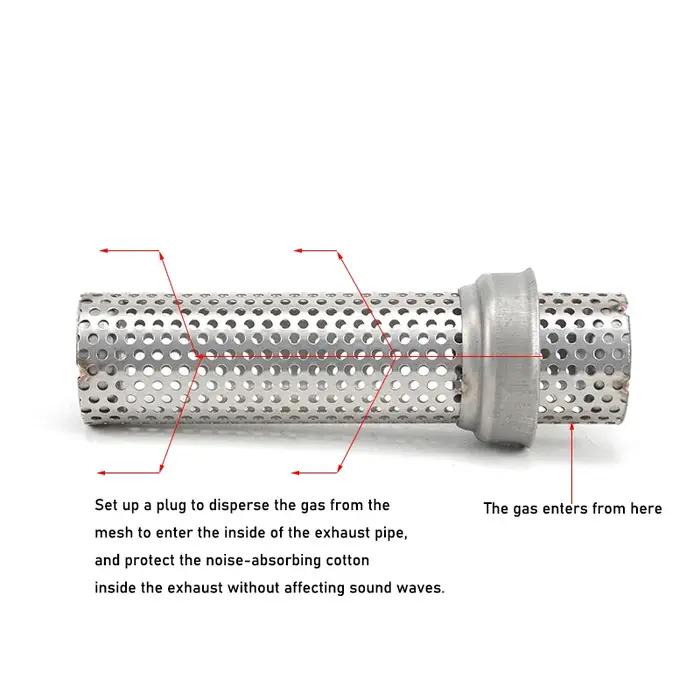51mm 60mm universel DB tueur catalyseur sans lacet Moto silencieux bruit son échappement Moto évasio