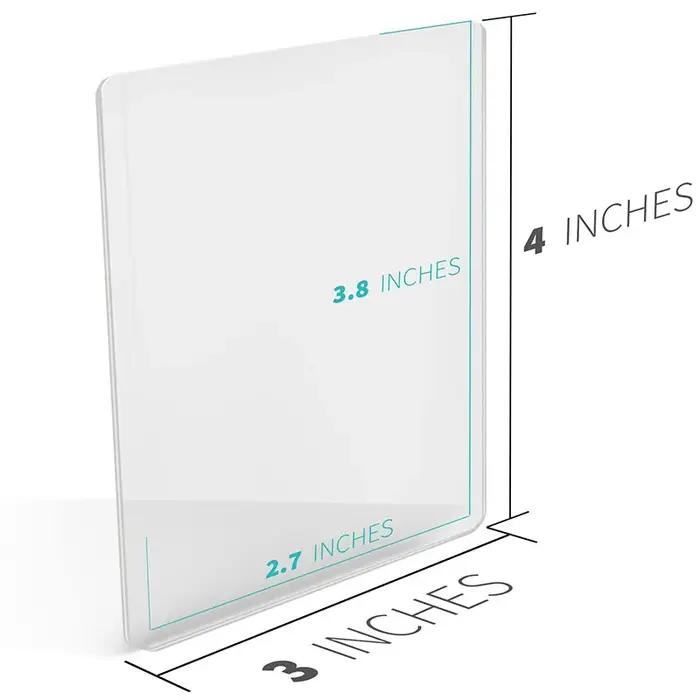 Porte-cartes en plastique dur PVC, 25 pièces, porte-cartes de jeu, jouet pour protecteurs, rangement