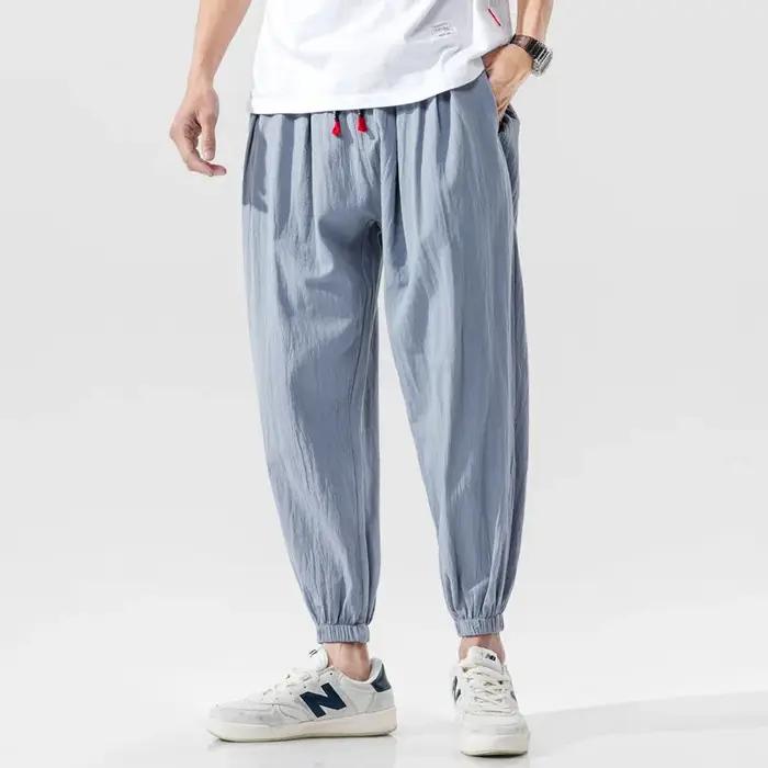 Kimono japonais brodé et pantalon décontracté pour homme vêtement traditionnel asiatique style harem ocassions spéciales et quotidien