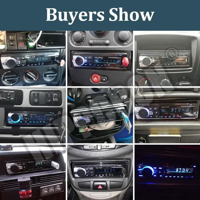 Hippcron autoradio 1din stéréo multimédia lecteur MP3 numérique Bluetooth FM Audio musique USB avec