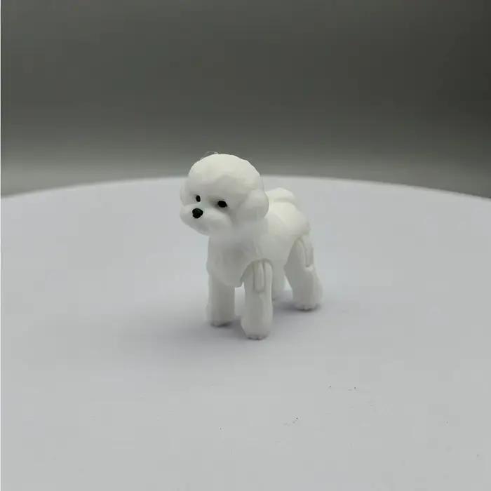 Statue de caniche imprimée en 3D