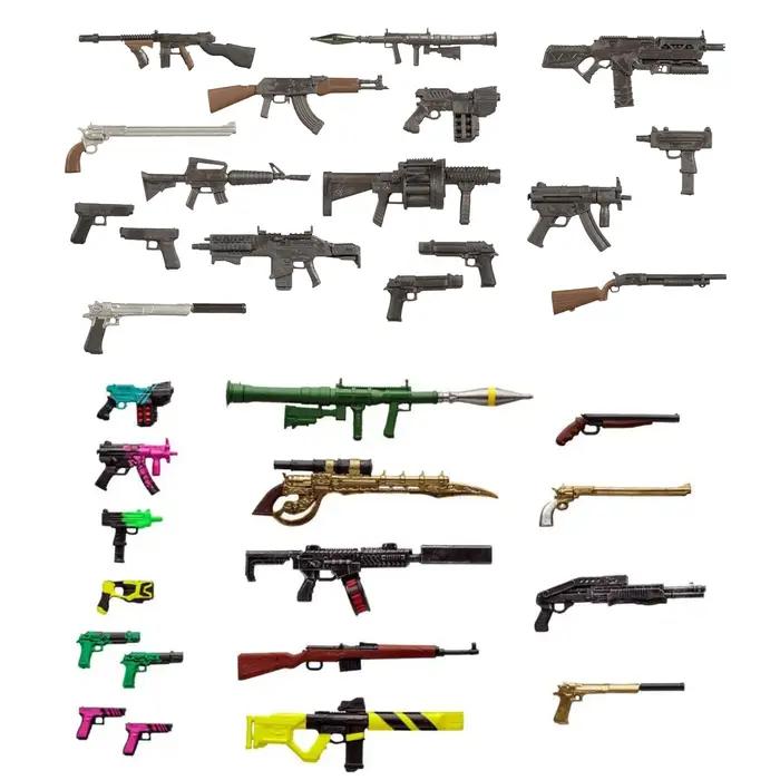 Accessoires d'armes pour figurines d'action 7 pouces personnalisables pour collectionner et raconter des histoires pour adultes et enfants