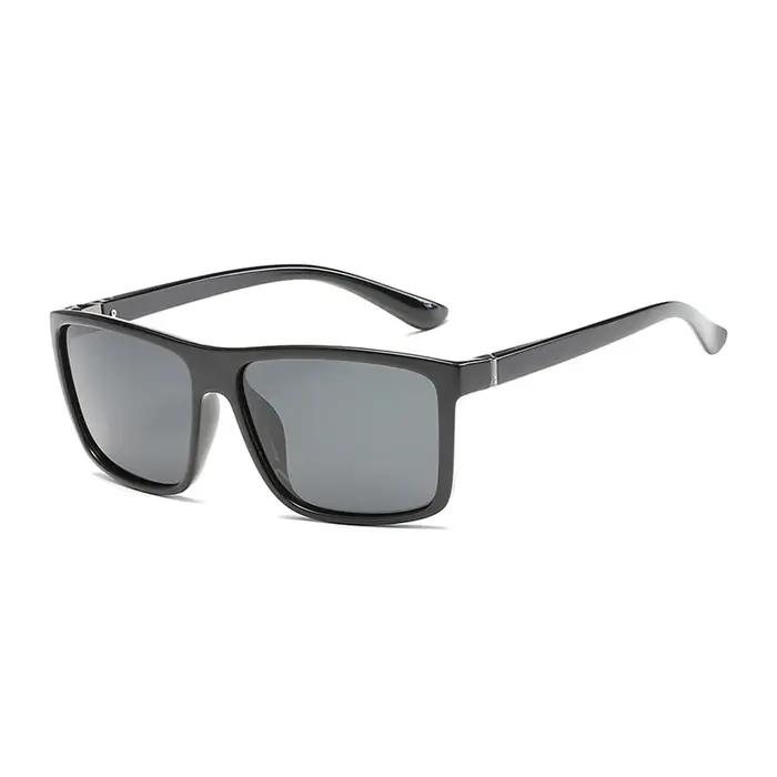 Lunettes de soleil vintage carrées polarisées pour chasse et conduite - style rétro anti-éblouissement