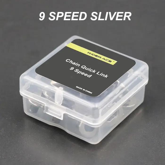5 paires de joints de connecteur de maillon de chaîne de vélo