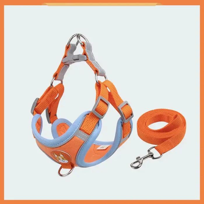 Harnais pour animaux de compagnie, gilet réfléchissant pour chiens, laisse de traction rétractable pour petits chiens et chats, ensemble de traction, accessoires pour animaux de compagnie
