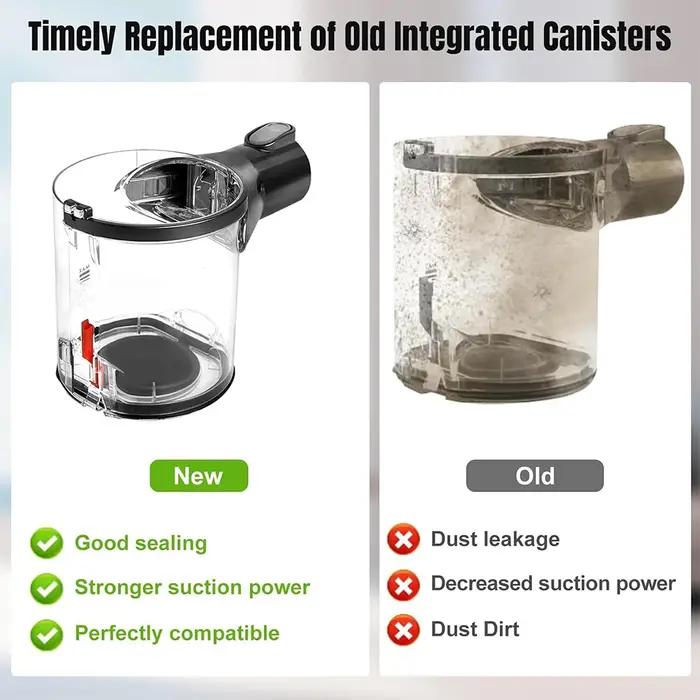 Conteneur à poussière pour aspirateur Dyson V6 DC58 DC59 DC62 DC74, pièces de rechange pour bac à po