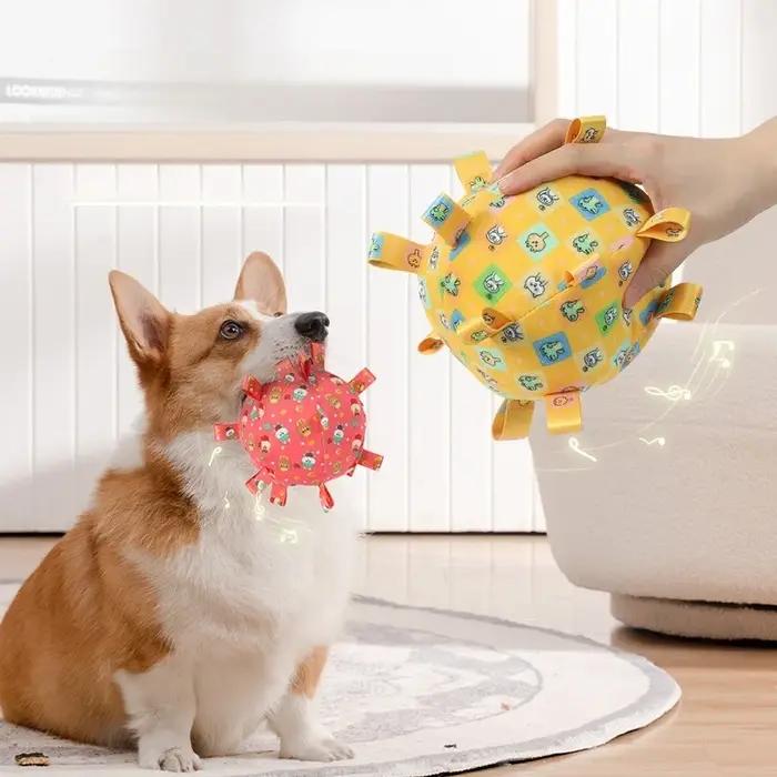 Balle interactive pour chien