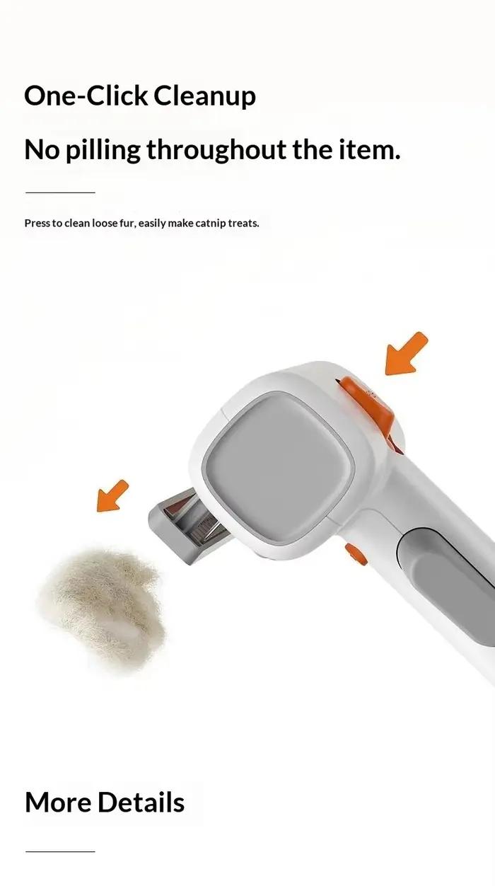 Peigne démêlant et anti-poils 2-en-1 Petgravity pour chiens et chats
