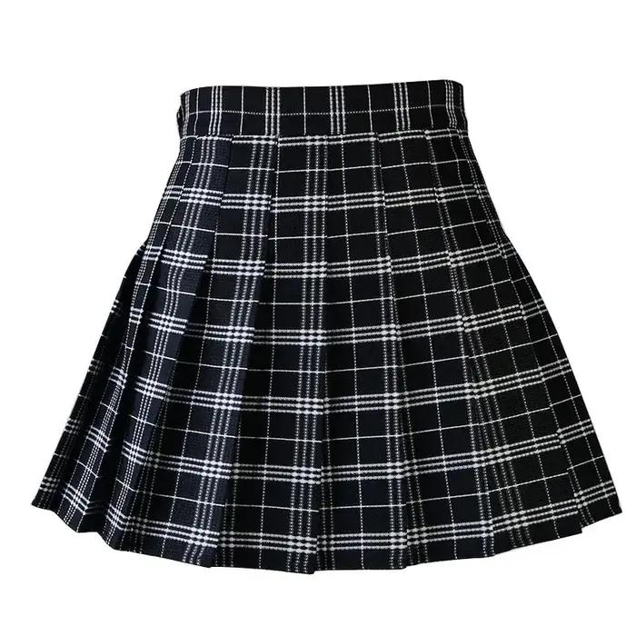 Jupe plissée Harajuku à carreaux pour femmes junior style préppy mini uniformes scolaires japonais mignons occassions spéciales