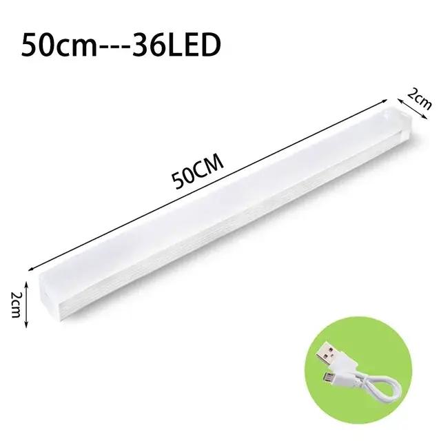 Type C LED Rechargeable veilleuse PIR capteur de mouvement sous armoire lampe pour cuisine
