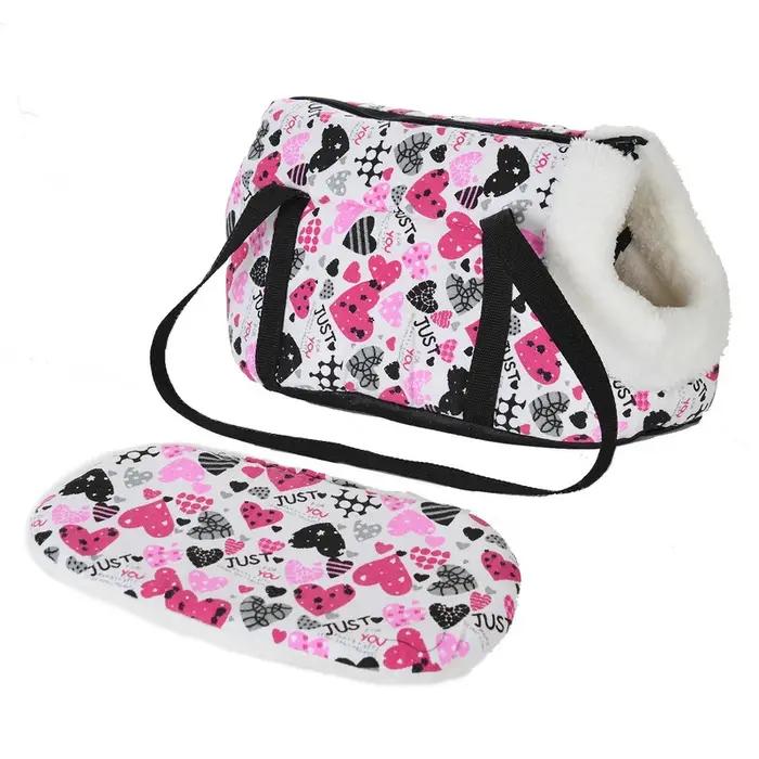 Porte-chien pour petits chiens chats Portable côté souple Yorkshire sac à dos hiver polaire chiot sac à main carlin animal de compagnie voyage sac de Transport