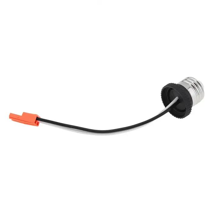 Adaptateur de douille E26 à vis mâle, base moyenne, queue de overpour plafonniers à LED, Downlight,