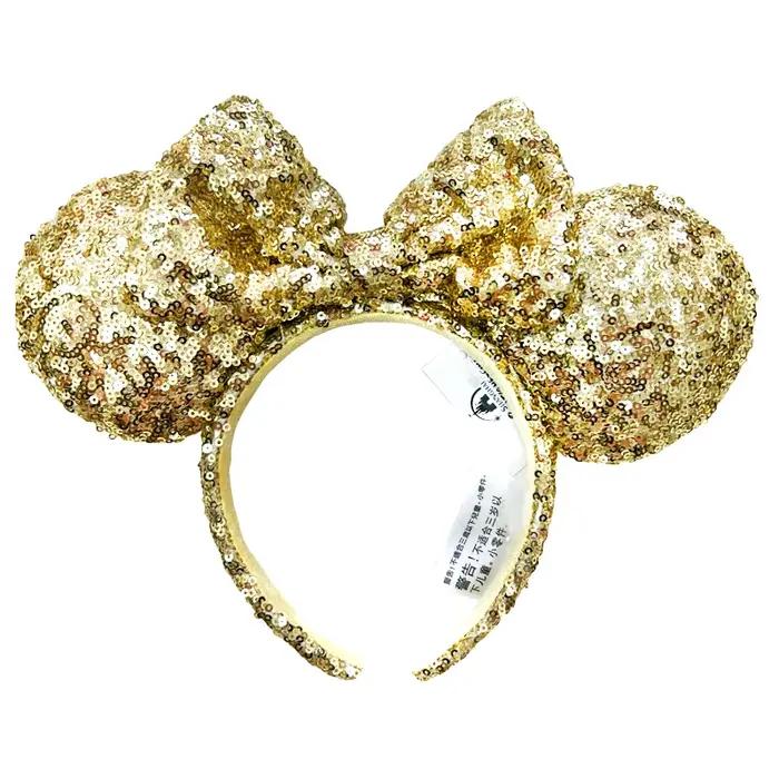 Mikcey souris oreille bandeaux arc paillettes bandeaux cheveux accessoires paillettes fête noël Hall