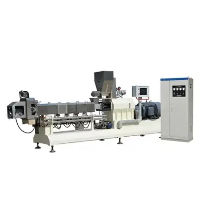 Ligne de production d'aliments pour animaux personnalisée, extrudeuse de haute qualité pour aliments pour chiens, équipement de fabrication, usine de production, vente en gros