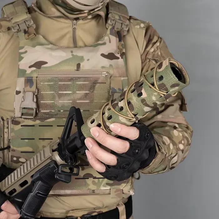 Cache silencieux tactique TOPTACPRO 7 pouces - Manchon thermique laser pour paintball chasse