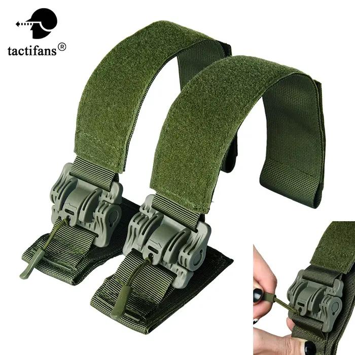Bretelles tactiques universelles à dégagement rapide, connexion du système MOLLE, Kit de boucle à dé