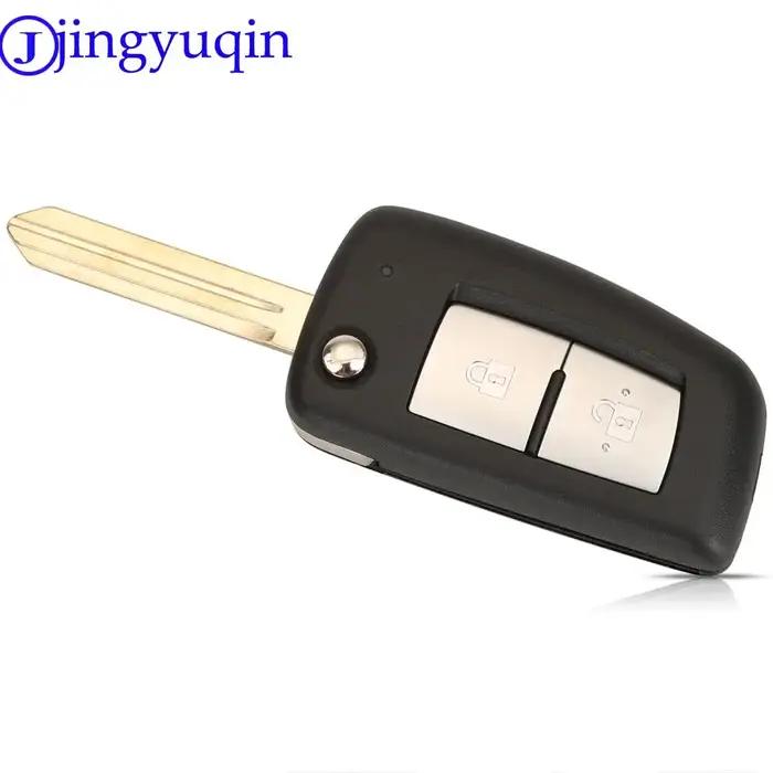 Jingyuqin clé à distance rabattable TWB1G767 433MHz PCF7961M 4A pour Nissan Qashqai (J11E/J11R) Micr