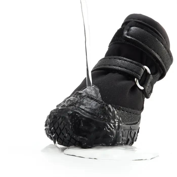 Chaussures Noires Respirantes et Durables pour Chiens