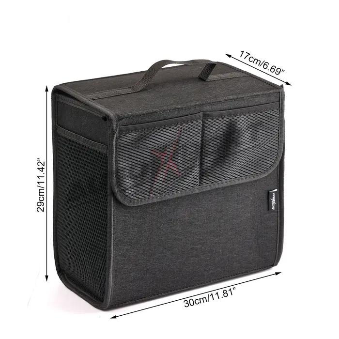 Organisateur de coffre de voiture universel, organisateur de coffre, boîte de rangement, sac portabl