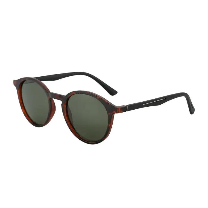 ZENOTTIC mode UV400 protéger lunettes de soleil hommes femmes Vintage cadre rond jambes en caoutchouc