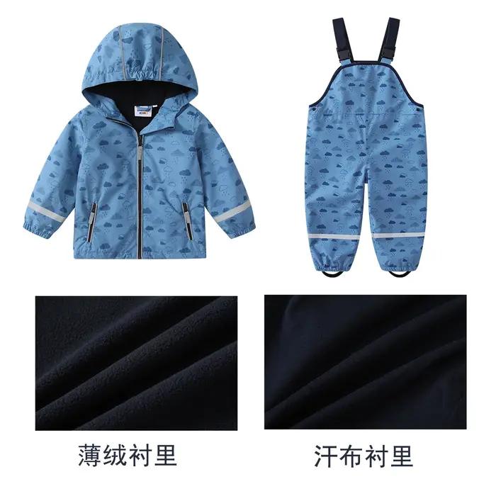 HONEYKING – combinaison imperméable pour garçons, ensemble de vêtements pour enfants, combinaison de