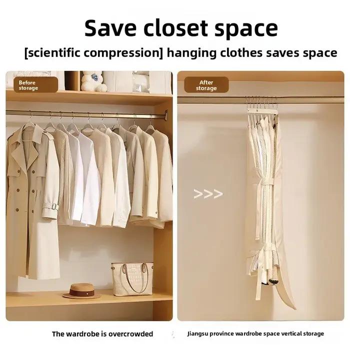 Housse de rangement anti-poussière pour vêtements, Sac de rangement pliable pour doudounes, Sac de rangement multi-usage pour vêtements