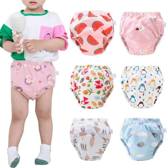 Couches-culottes réutilisables pour bébé, culottes d'apprentissage de la propreté pour enfants, couc
