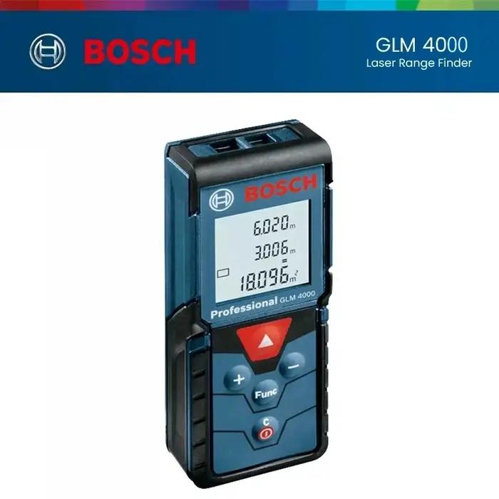 Télémètre laser Bosch GLM 4000 pour mesures précises à longue distance en bricolage et construction occasions spéciales